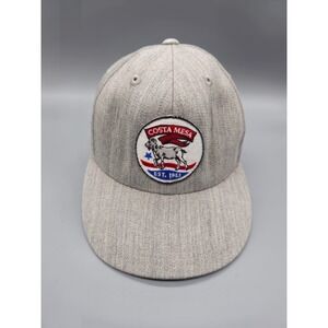 Costa Mesa Logo Patch Gray 210 Fitted 7 1/4 Dad‎ Cap Baseball